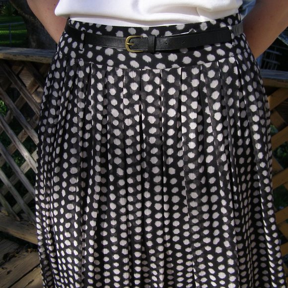 🖤 NWT American Rag Lined Skirt size 11 Polka dots - Picture 8 of 9